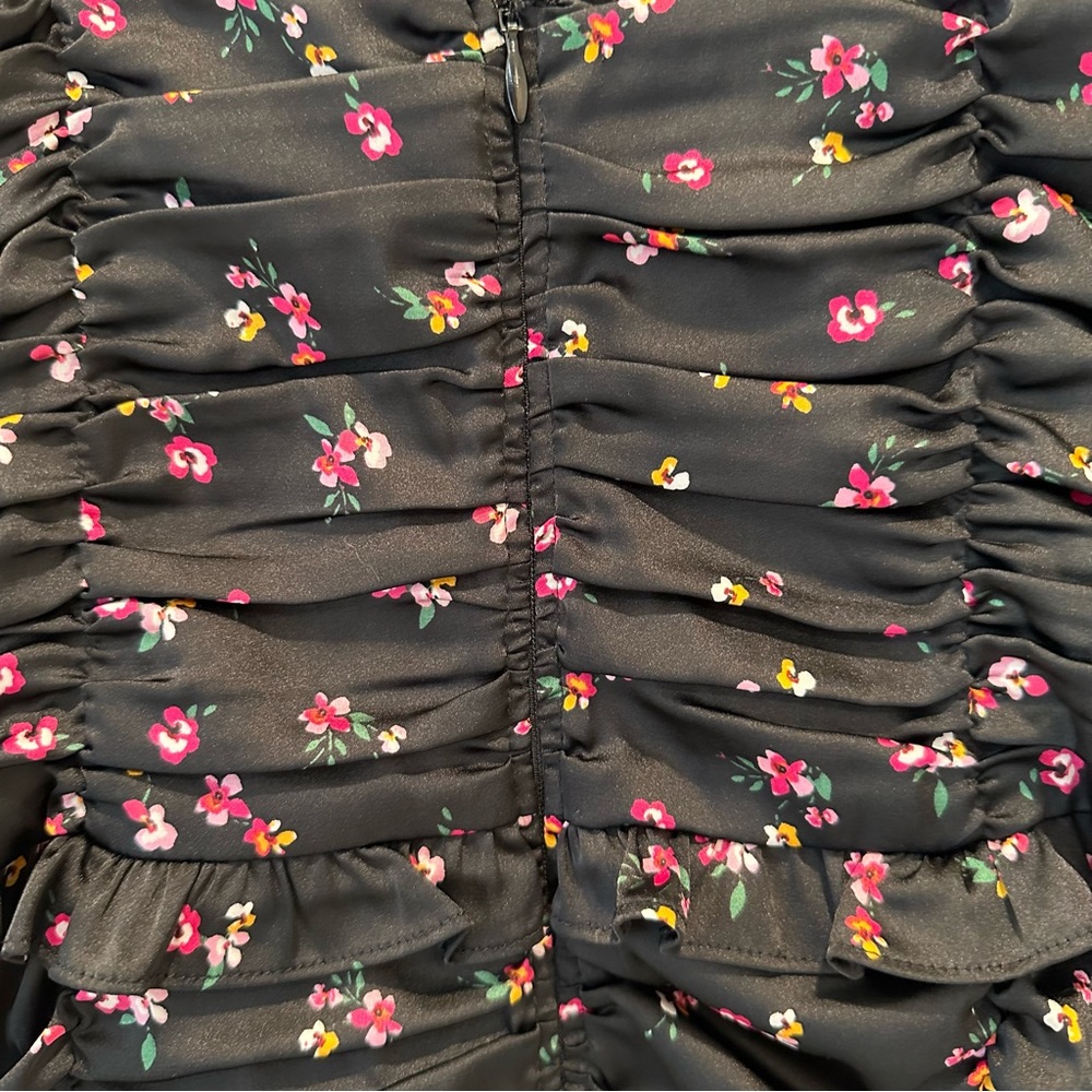 FOR LOVE & LEMONS Pansy Floral Mini Dress Size M - Picture 10 of 14